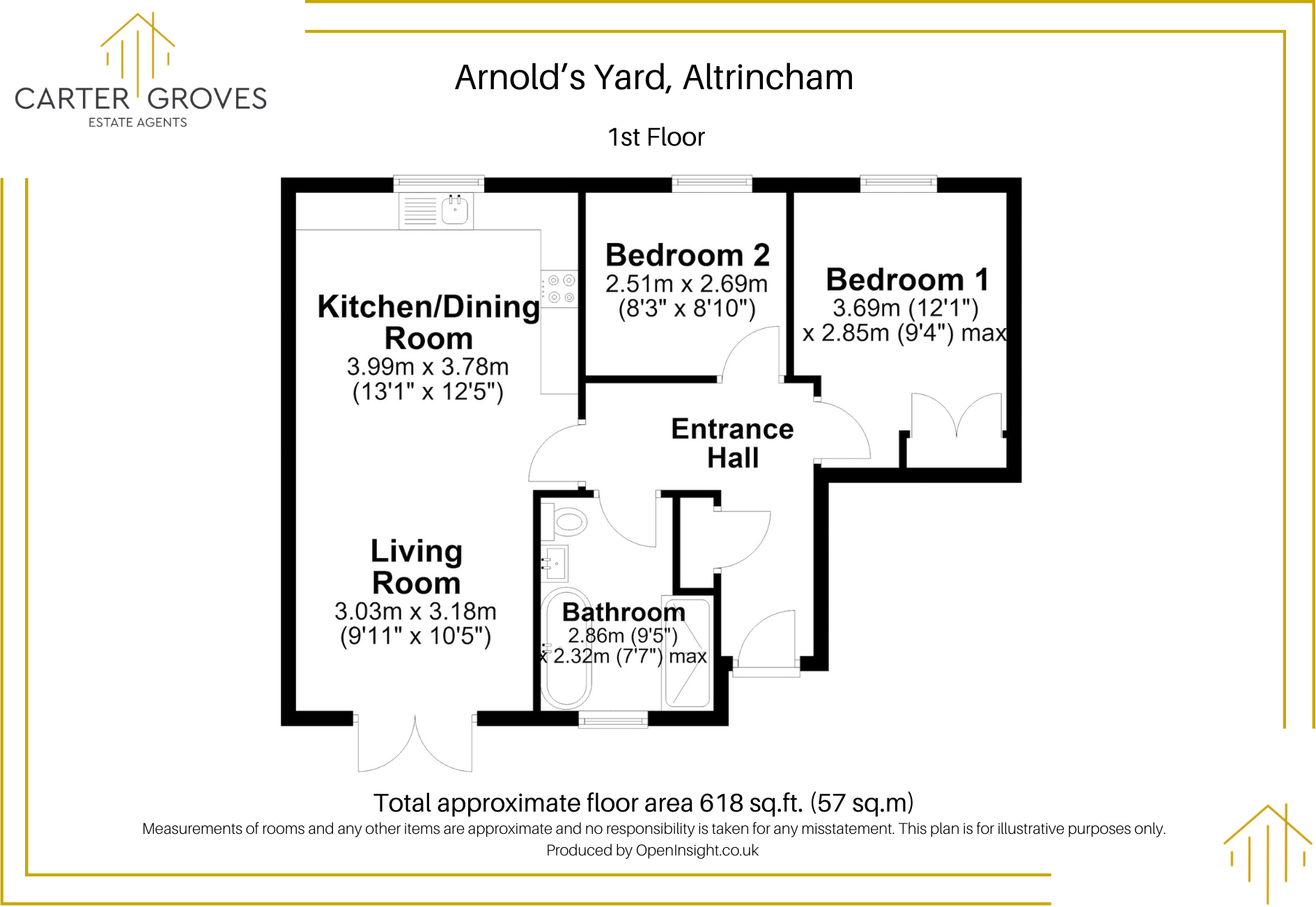 Arnolds Yard, Altrincham, Greater Manchester, WA14 floorplan