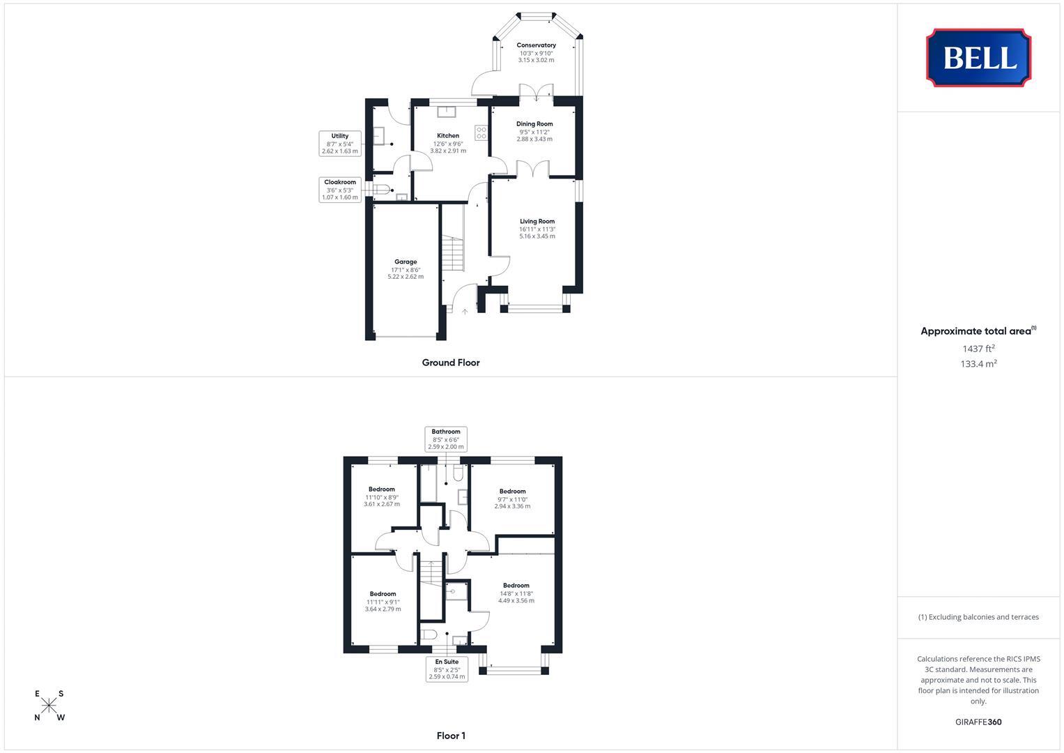 2 Wesley Way, Horncastle floorplan