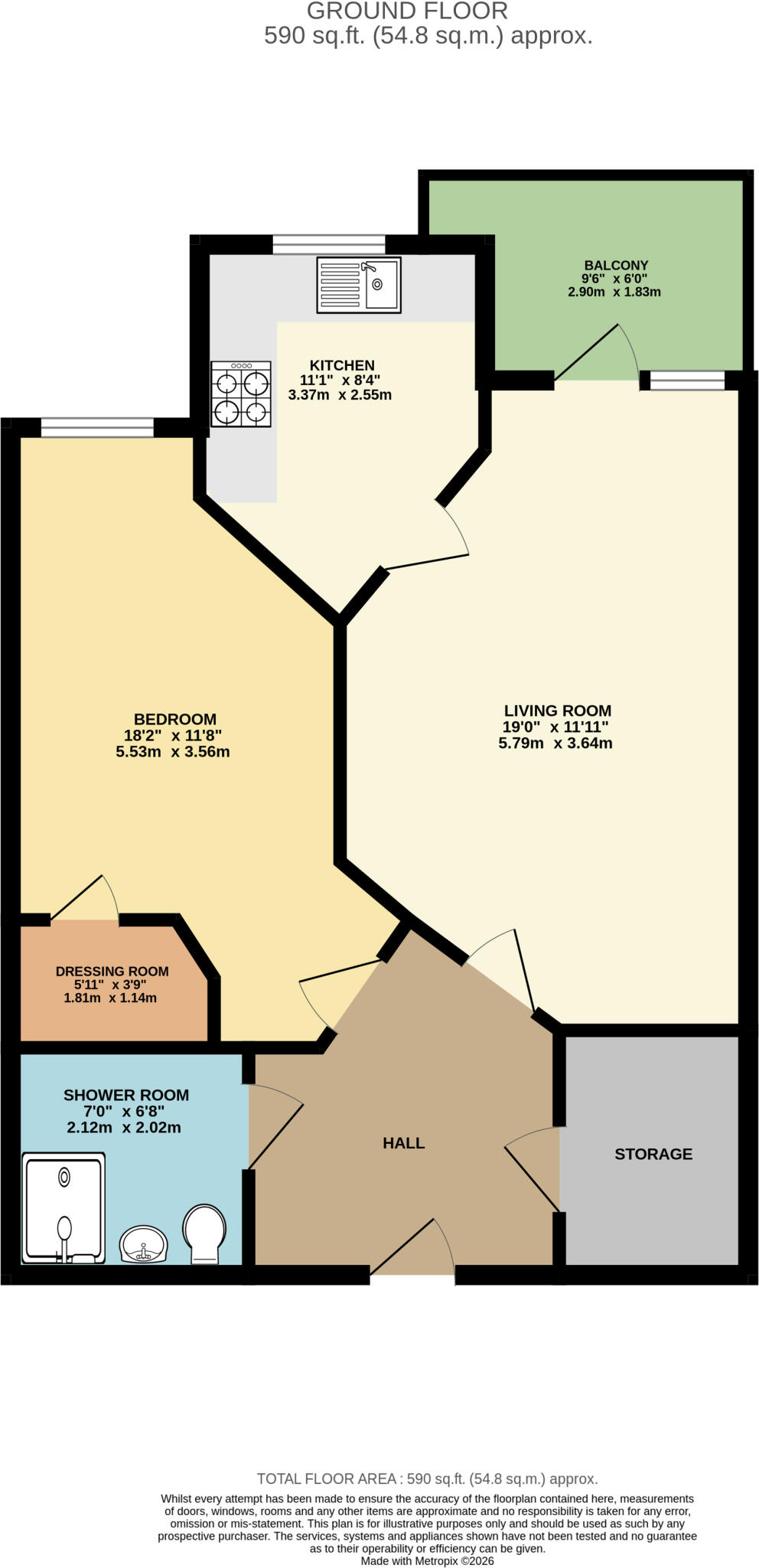 1-5 Lindsay Road, Branksome Park, Poole, BH13 floorplan
