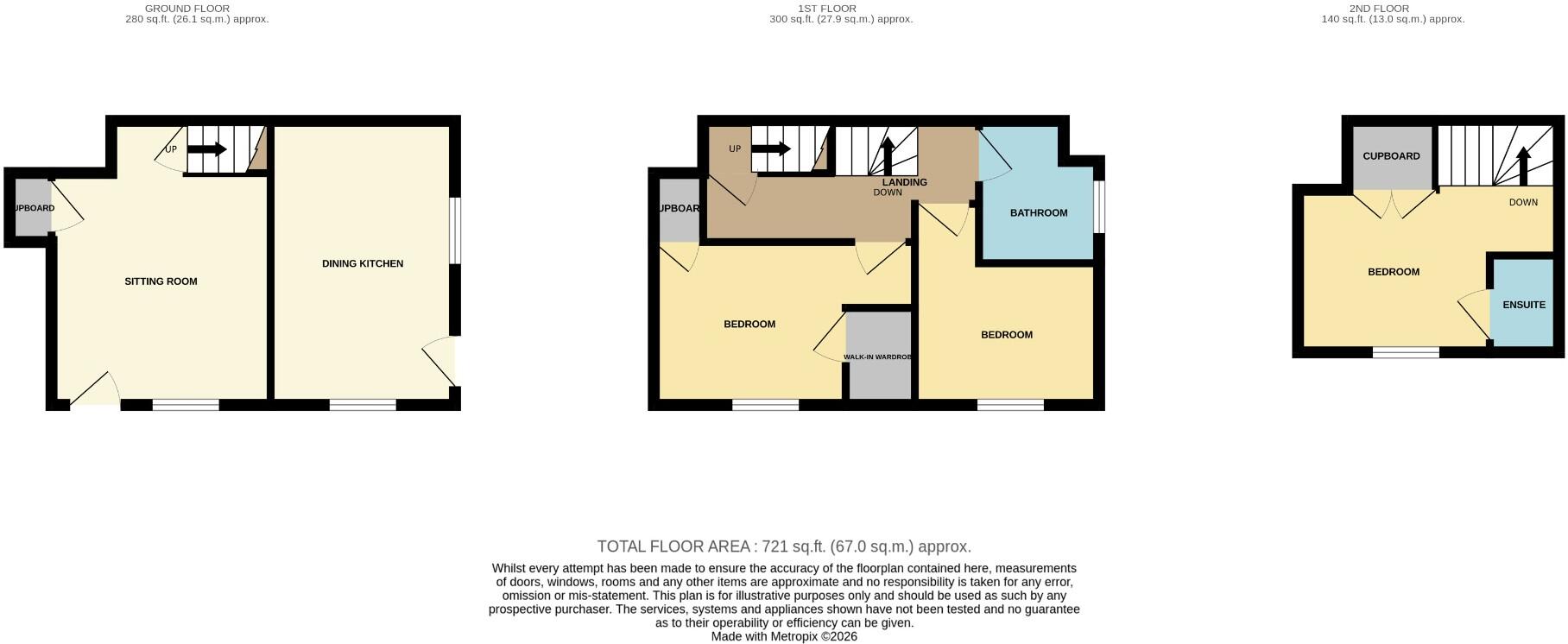  37a St John Street, Ashbourne, Derbyshire, DE6 1GP floorplan
