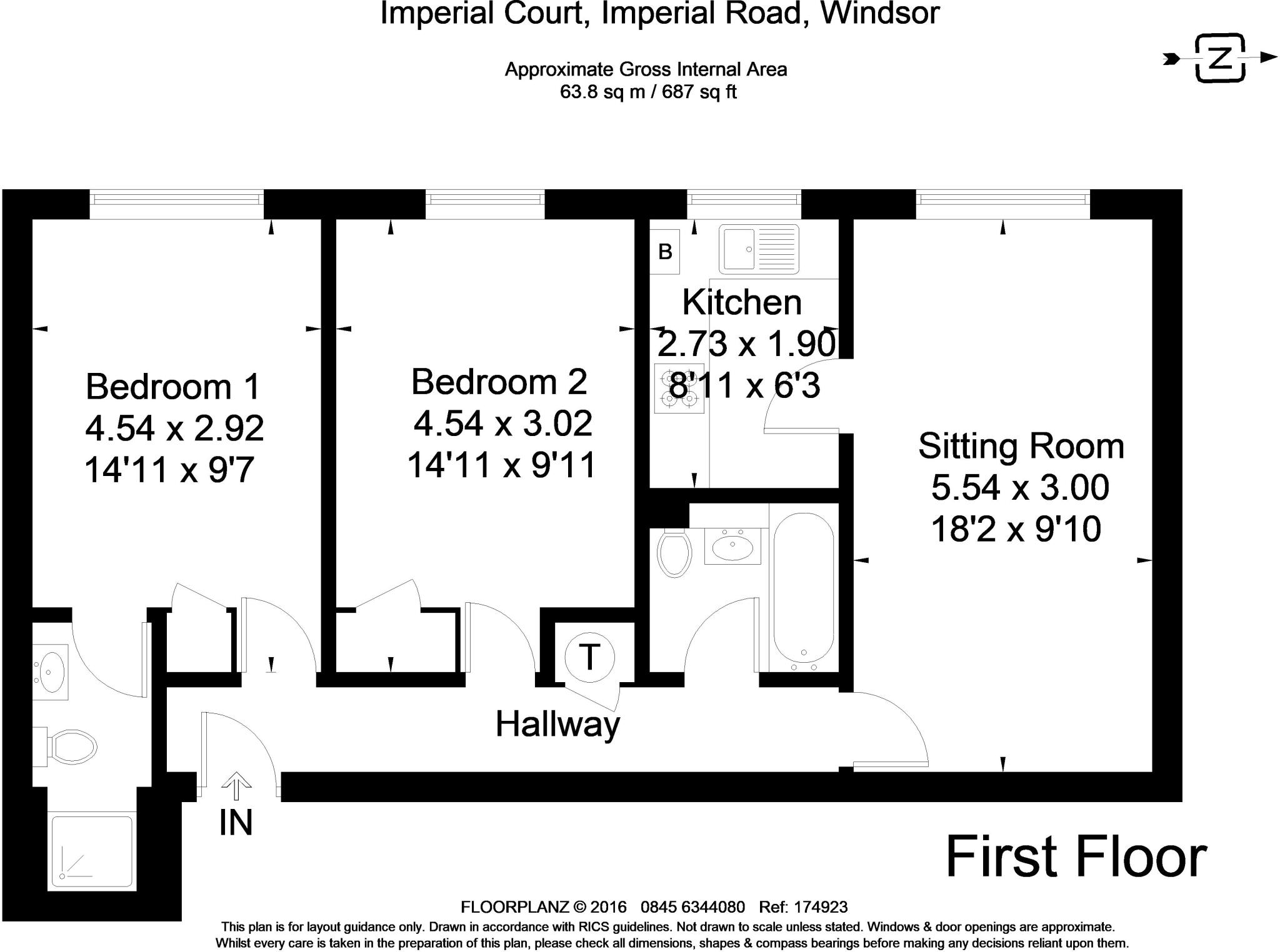 Imperial Road Windsor SL4 floorplan
