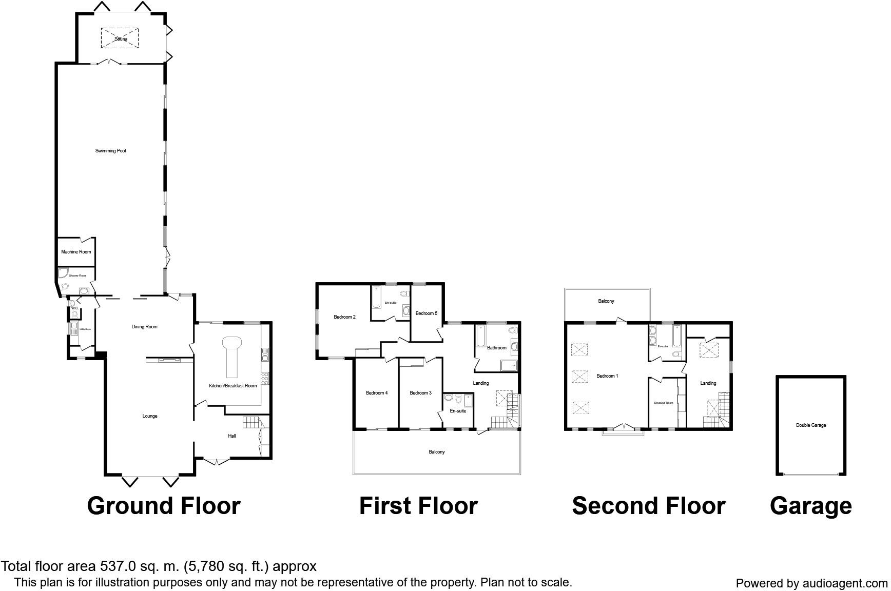 Fulwood Row, Fulwood, Preston, Lancashire, PR2 floorplan
