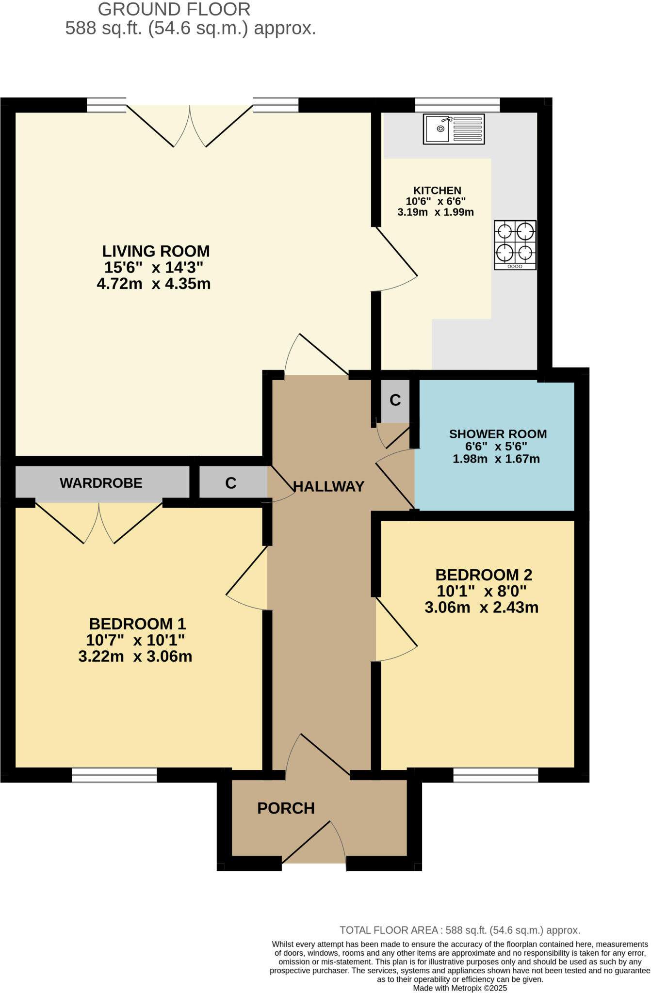 Hares Green, South Molton, Devon, EX36 floorplan