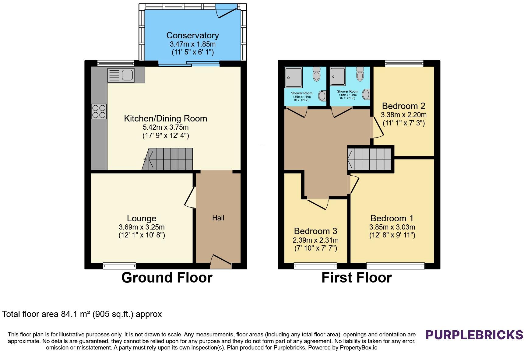 105, Brook Farm Walk, Birmingham, B37 floorplan
