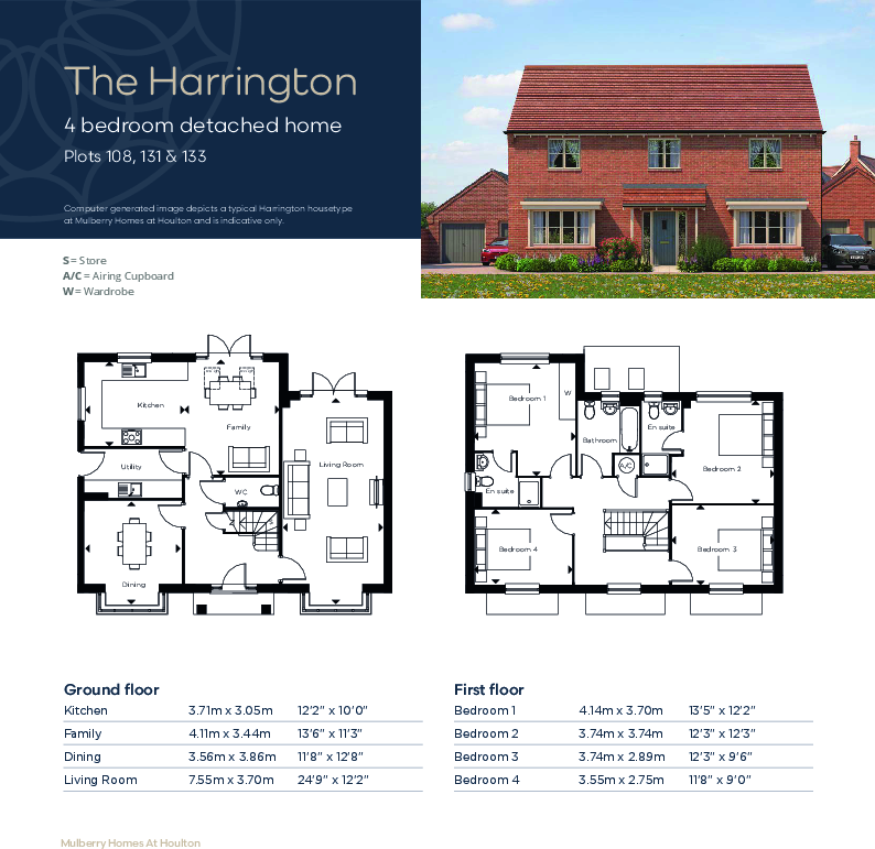 Great Brook Ground, 
Clifton-Upon-Dunsmore, 
Rugby, 
CV23 1DX floorplan