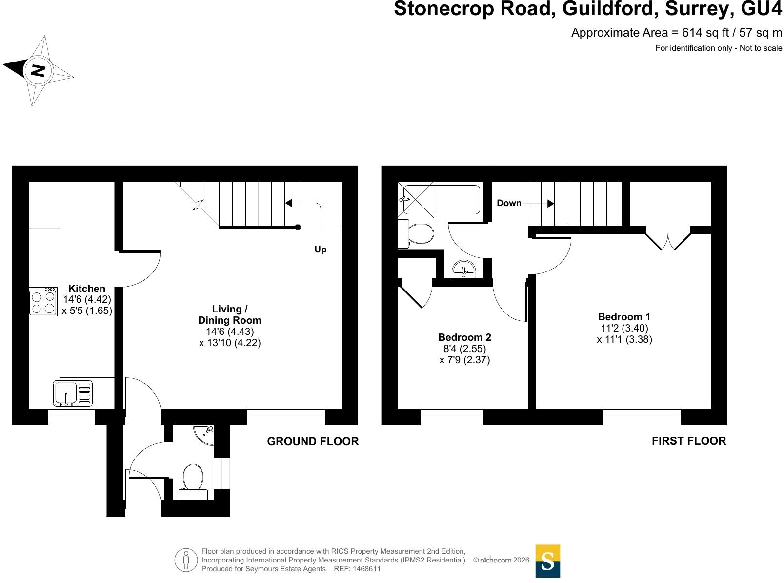 Stonecrop Road, Guildford, Surrey, GU4 floorplan