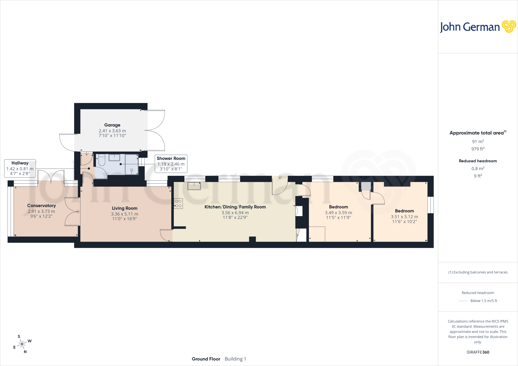 School Green, East Leake floorplan