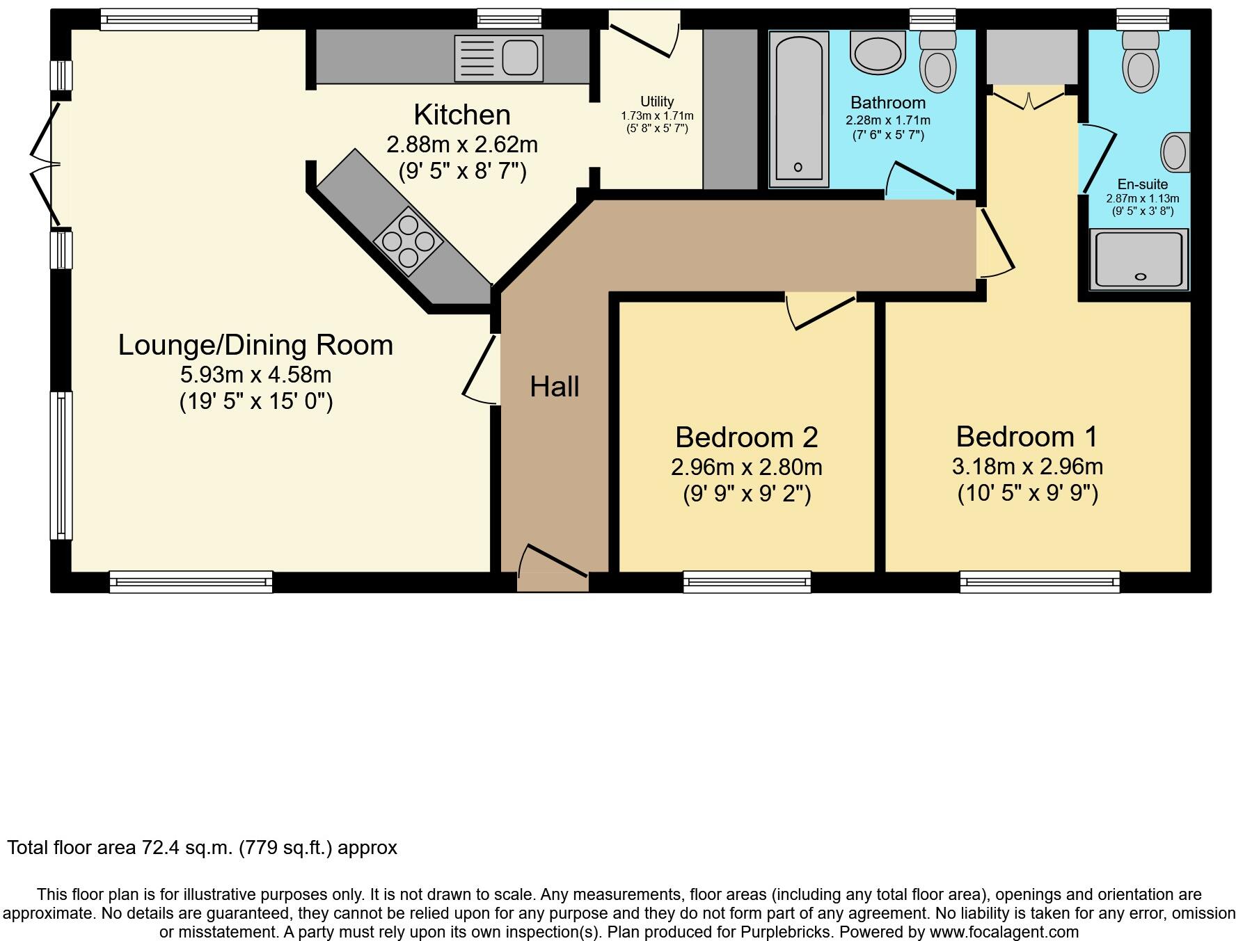 Mill Lane, Peterborough, PE8 floorplan