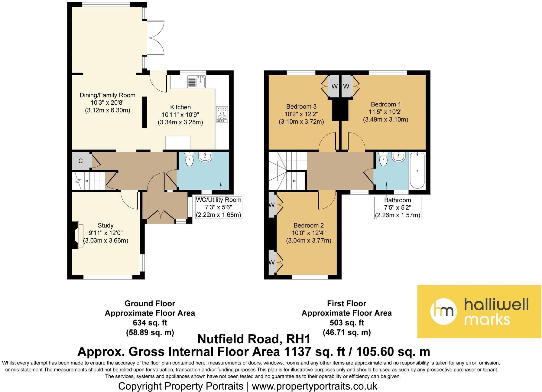 Nutfield Road, Redhill, RH1 floorplan