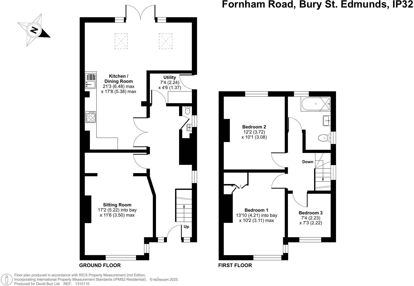 Bury St Edmunds, Suffolk floorplan