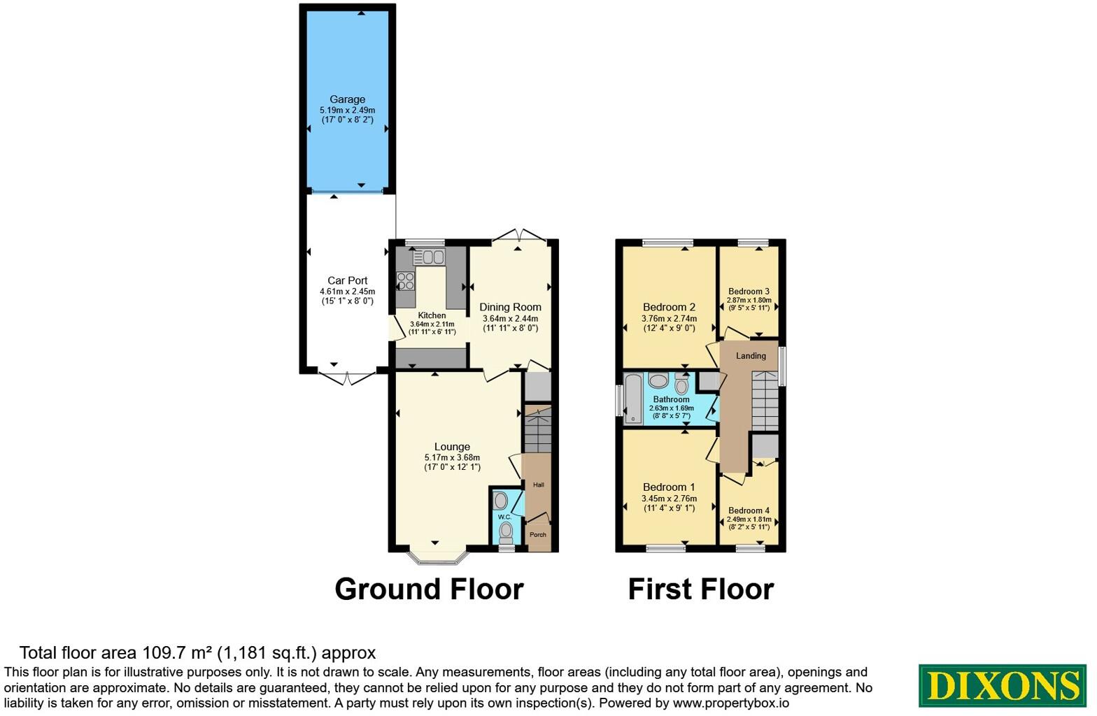 Wealden Hatch, Wolverhampton, West Midlands, WV10 floorplan