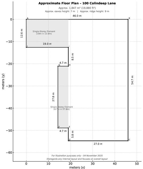 100 Colindeep Lane - Large Warehouse Approx Floor Plan.pdf