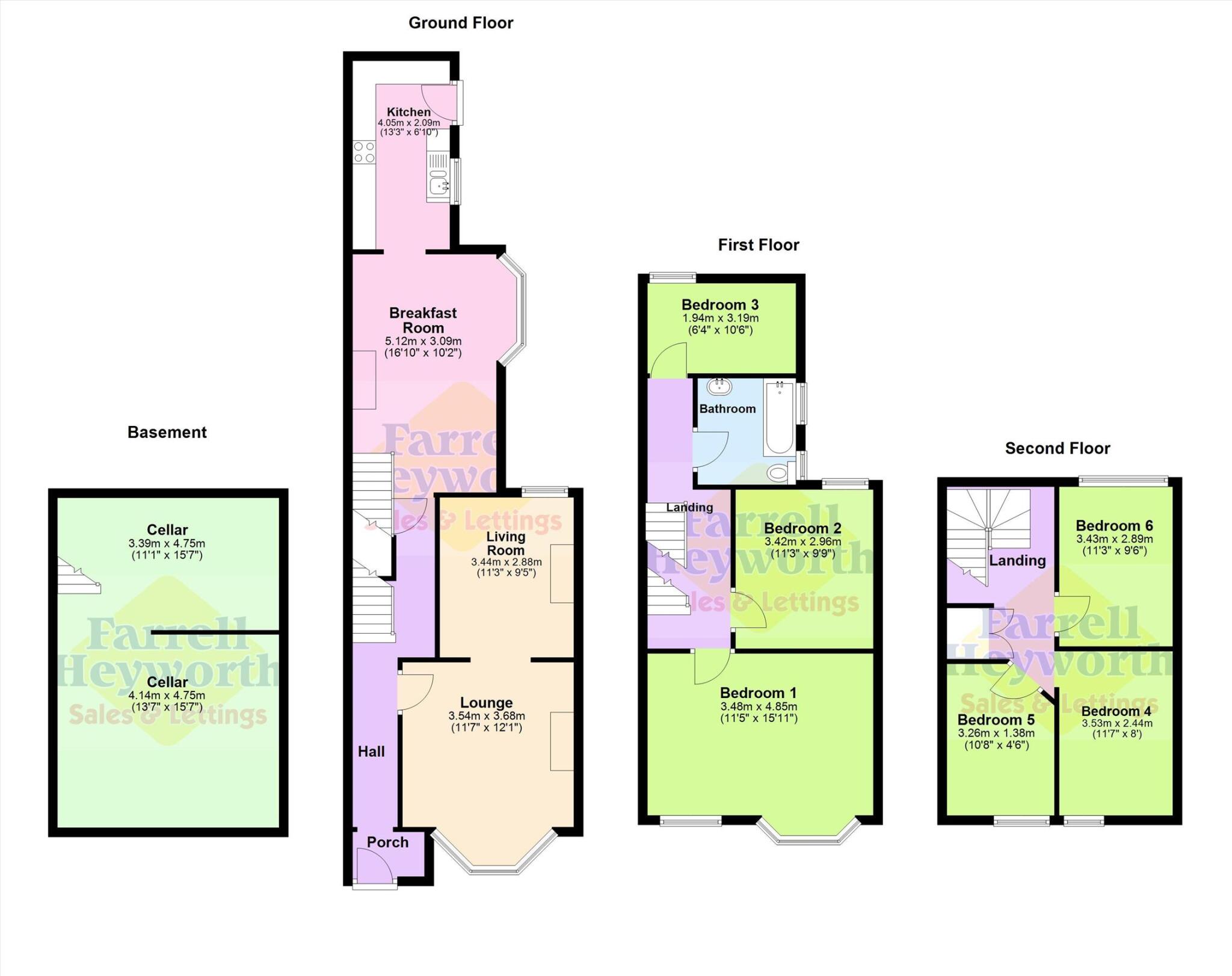 103, Clarendon Road floorplan