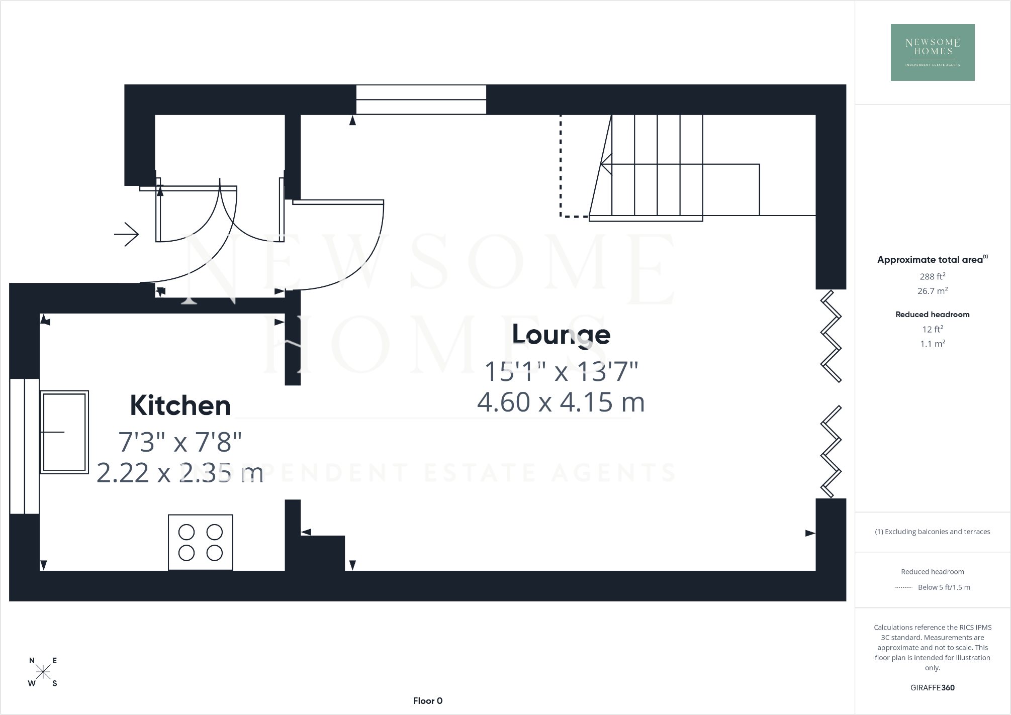 Tan Y Felin, Greenfield floorplan