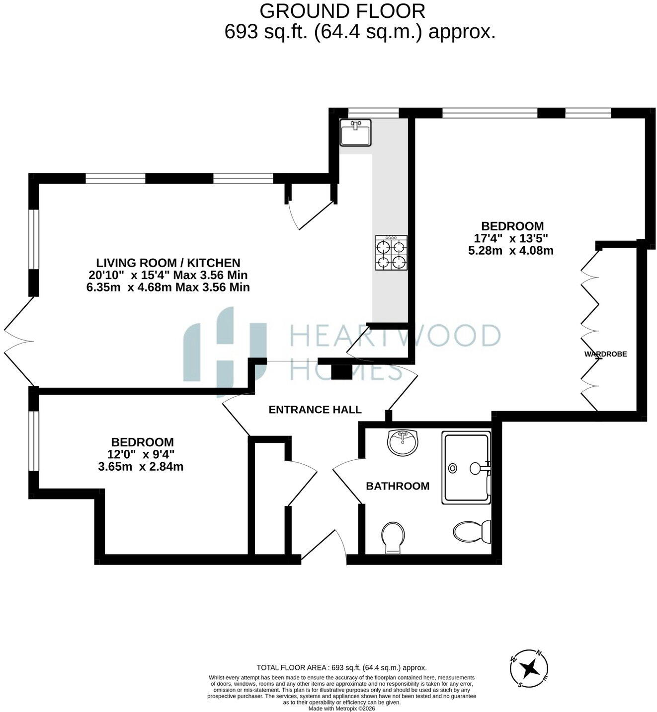 Goldring Court, Goldring Way, London Colney, St. Albans, AL2 1FR floorplan