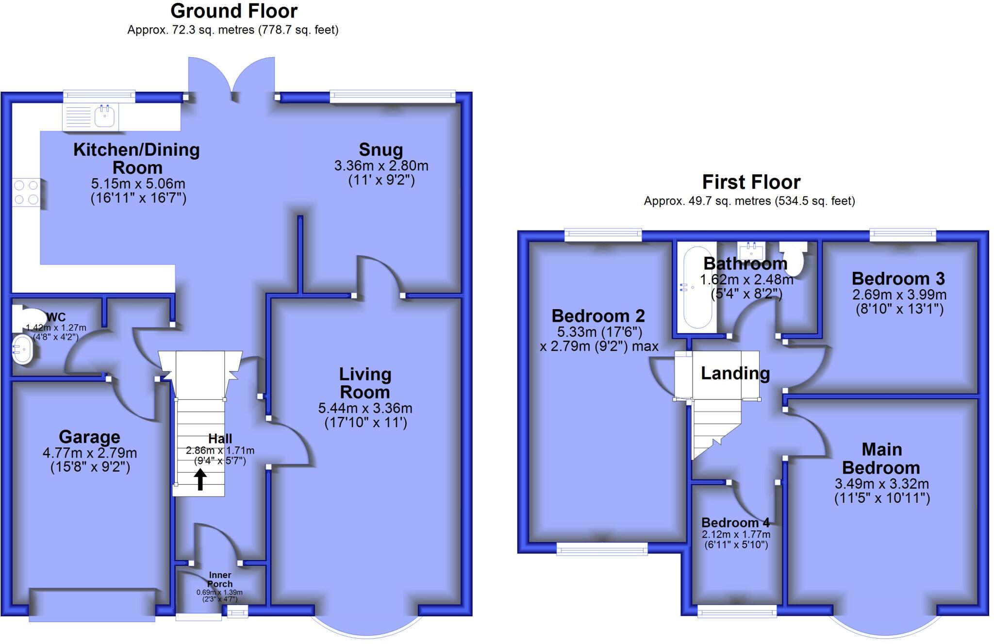 York Crescent, Blackburn, Lancashire, BB1 floorplan