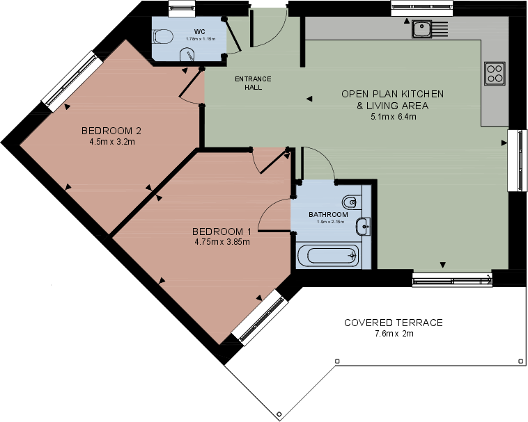 Woodrolfe Road, TOLLESBURY floorplan