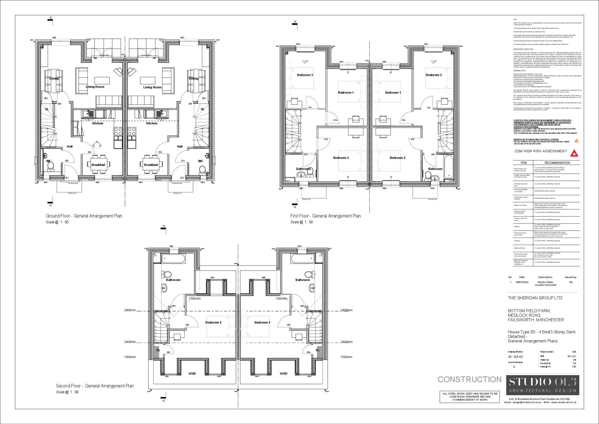 Plot 8 The Birch, Bluebell Meadows, Woodhouses Village, Failsworth floorplan