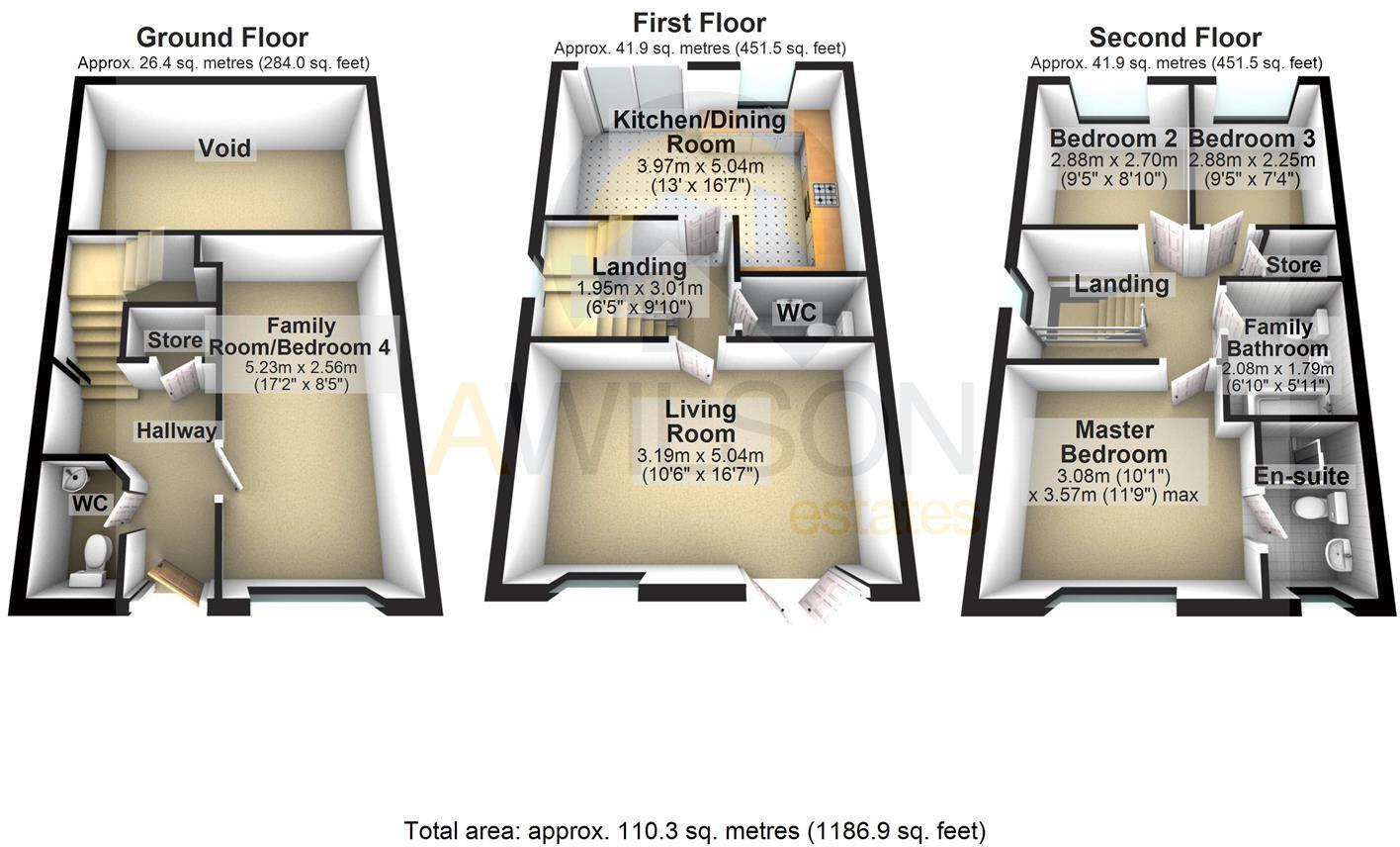 Holly Close, Stalybridge floorplan
