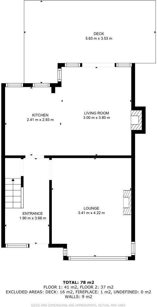Briercliffe Road, Burnley floorplan