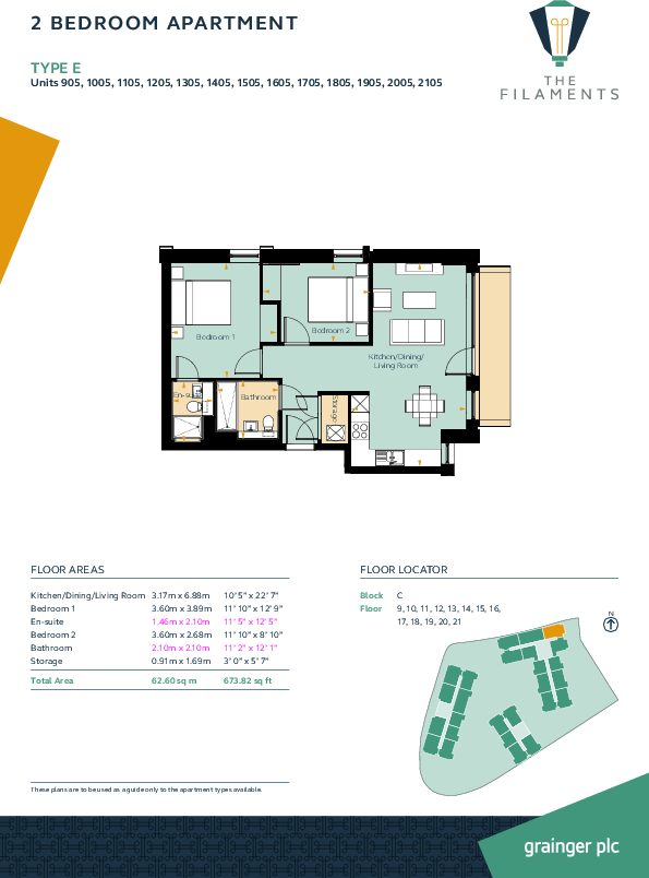 The Filaments, Salford Salford M3 floorplan