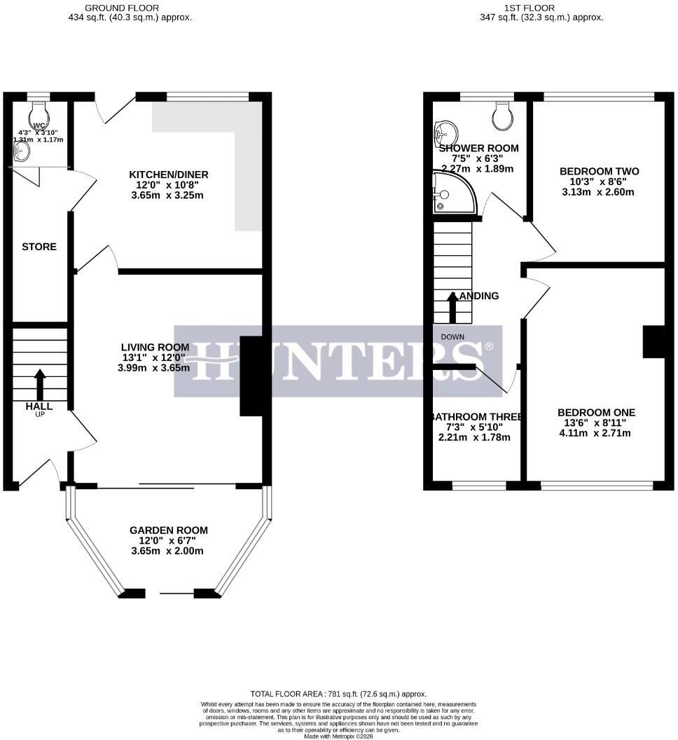 Warrels Street, Bramley, LS13 3NP floorplan