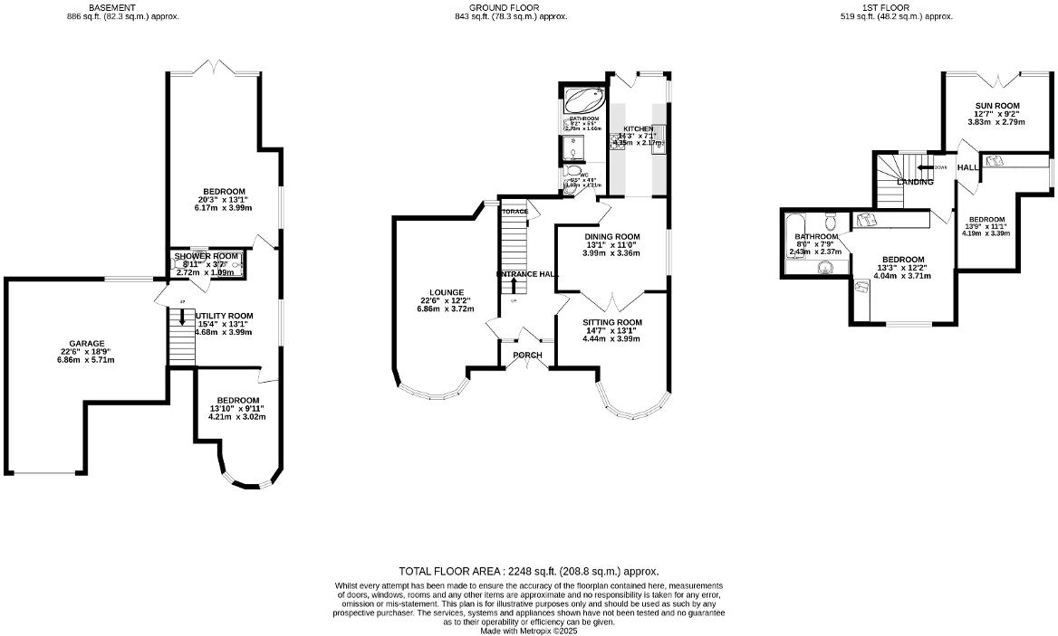 Scarisbrick New Road, Southport, Merseyside, PR8 6QE floorplan