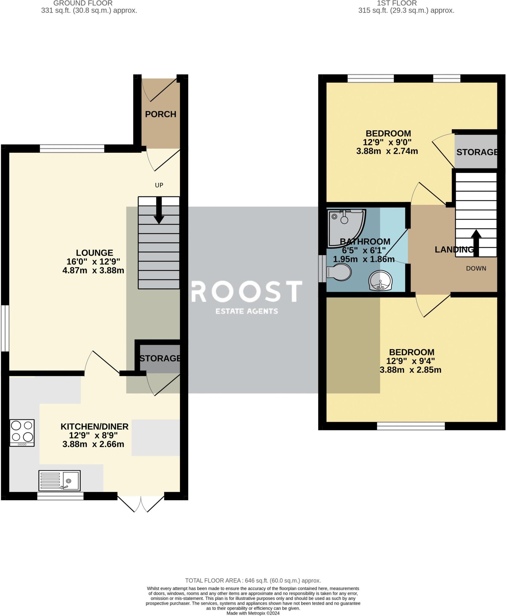Marylebone Walk, Scartho Top floorplan
