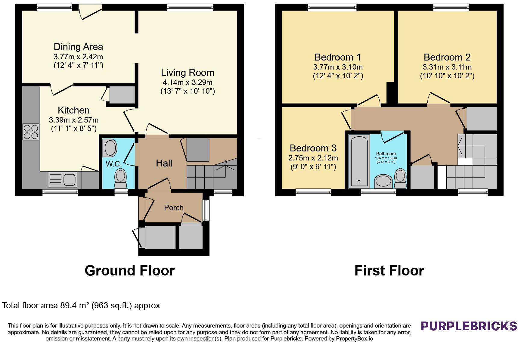 The Moss, Manchester, M24 floorplan
