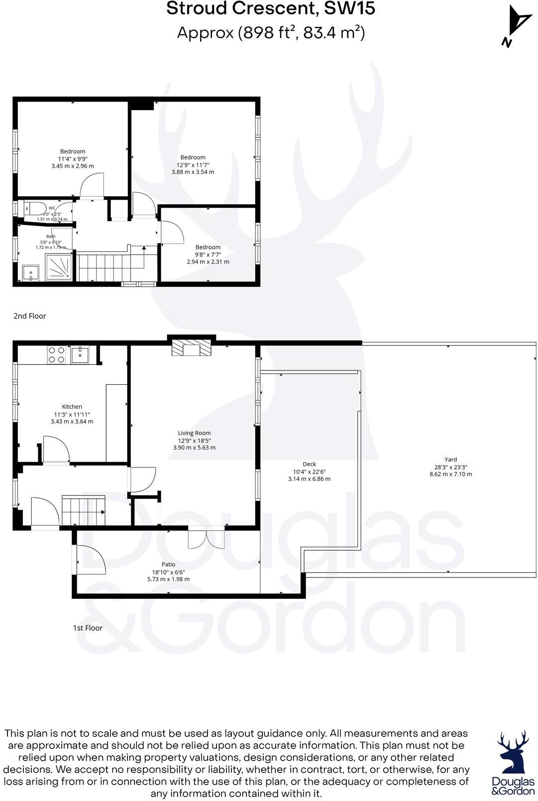 Stroud Crescent, SW15 floorplan