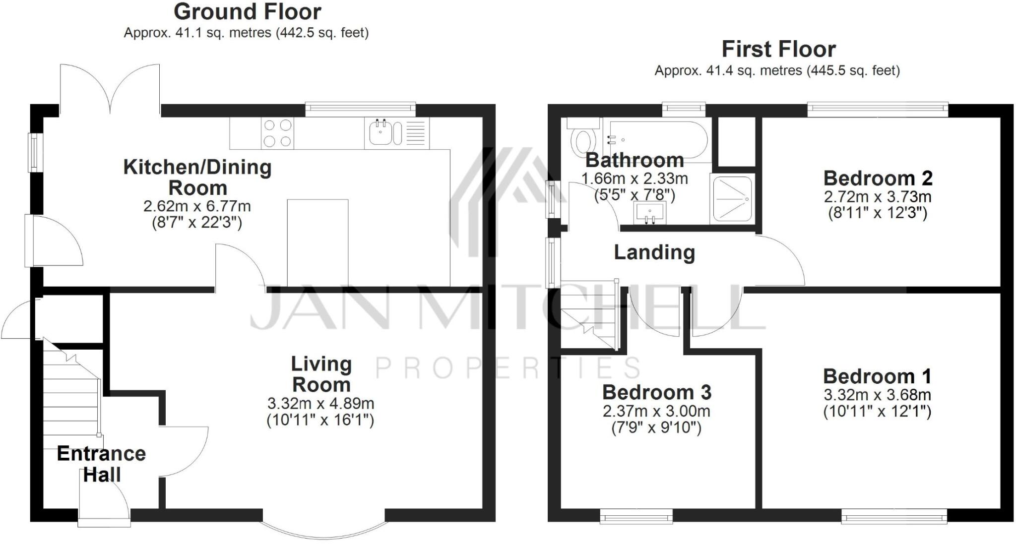 Bracken Drive, Dunston Hill, Gateshead, Tyne & Wear, NE11 9QP floorplan