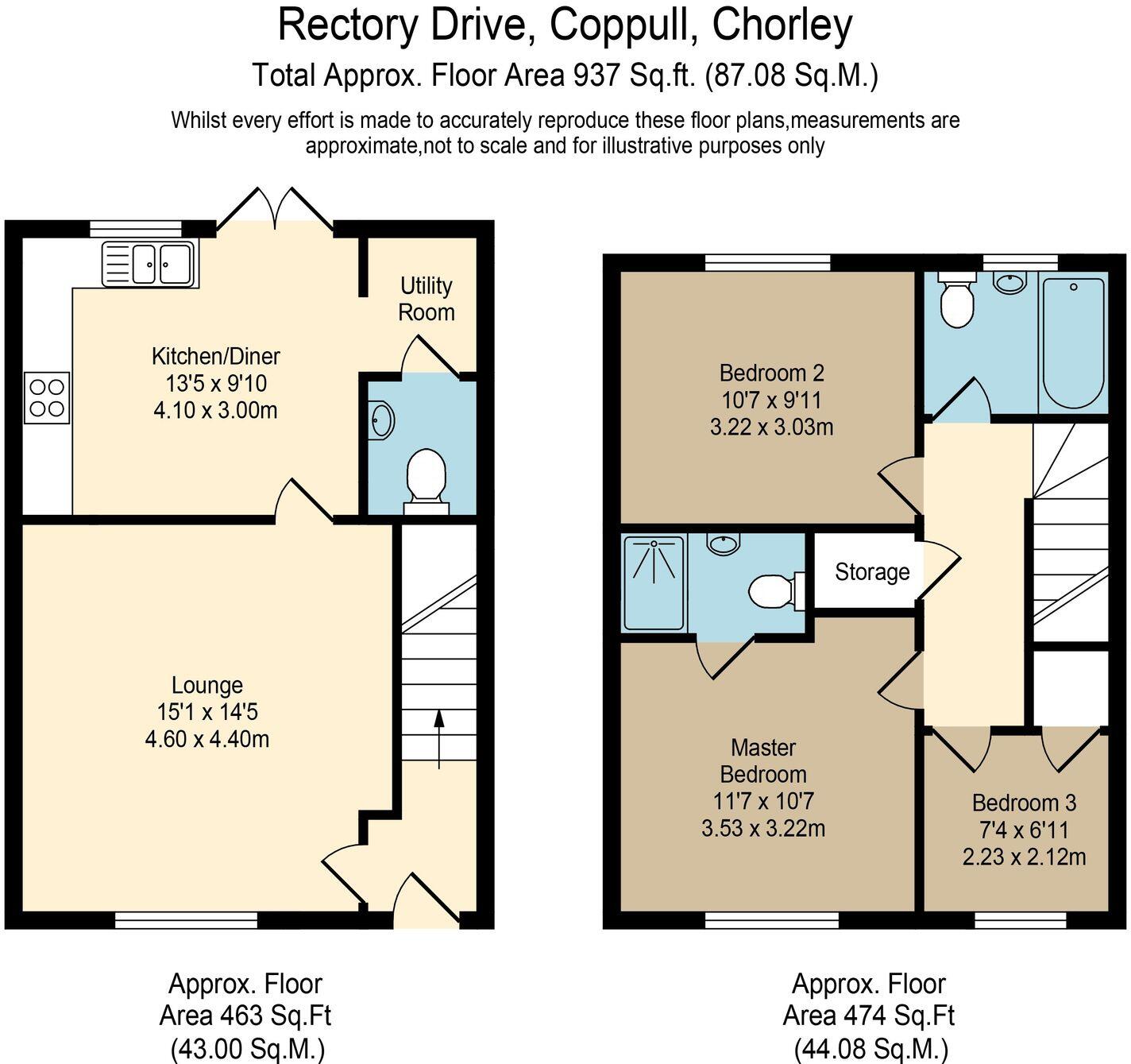 Rectory Drive, Coppull, PR7 floorplan
