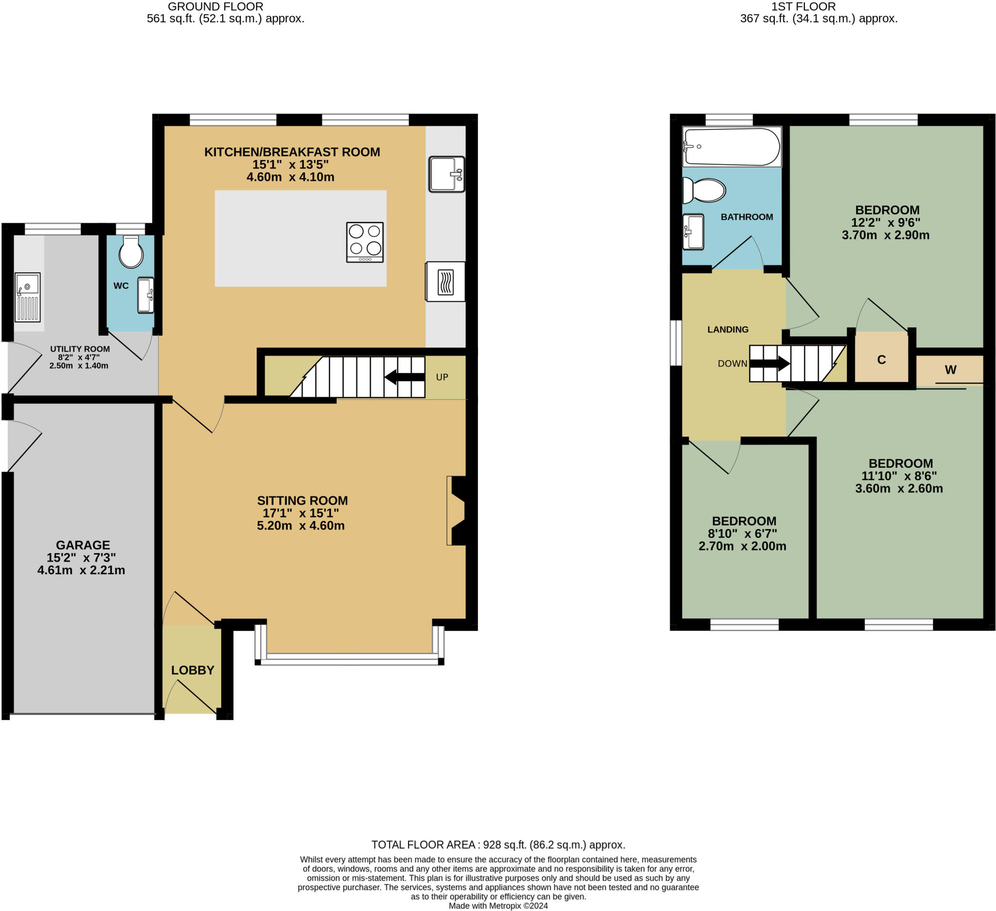 Ireton Close, Norwich floorplan