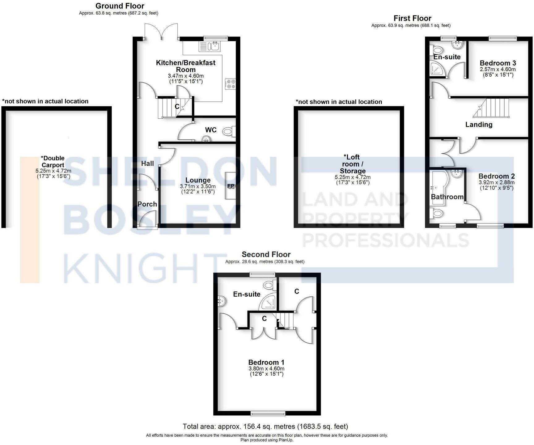 John Martin Square, Evesham, WR11 floorplan