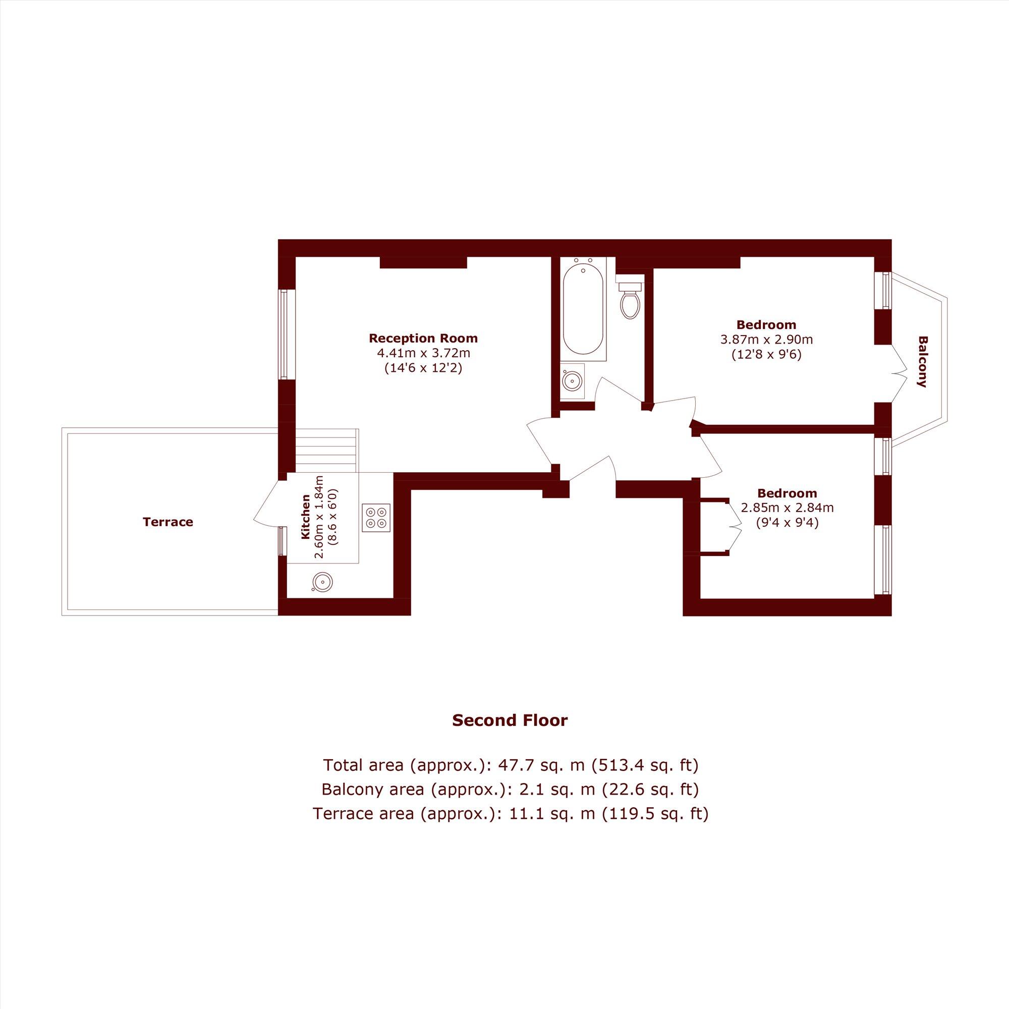 Longridge Road, London floorplan