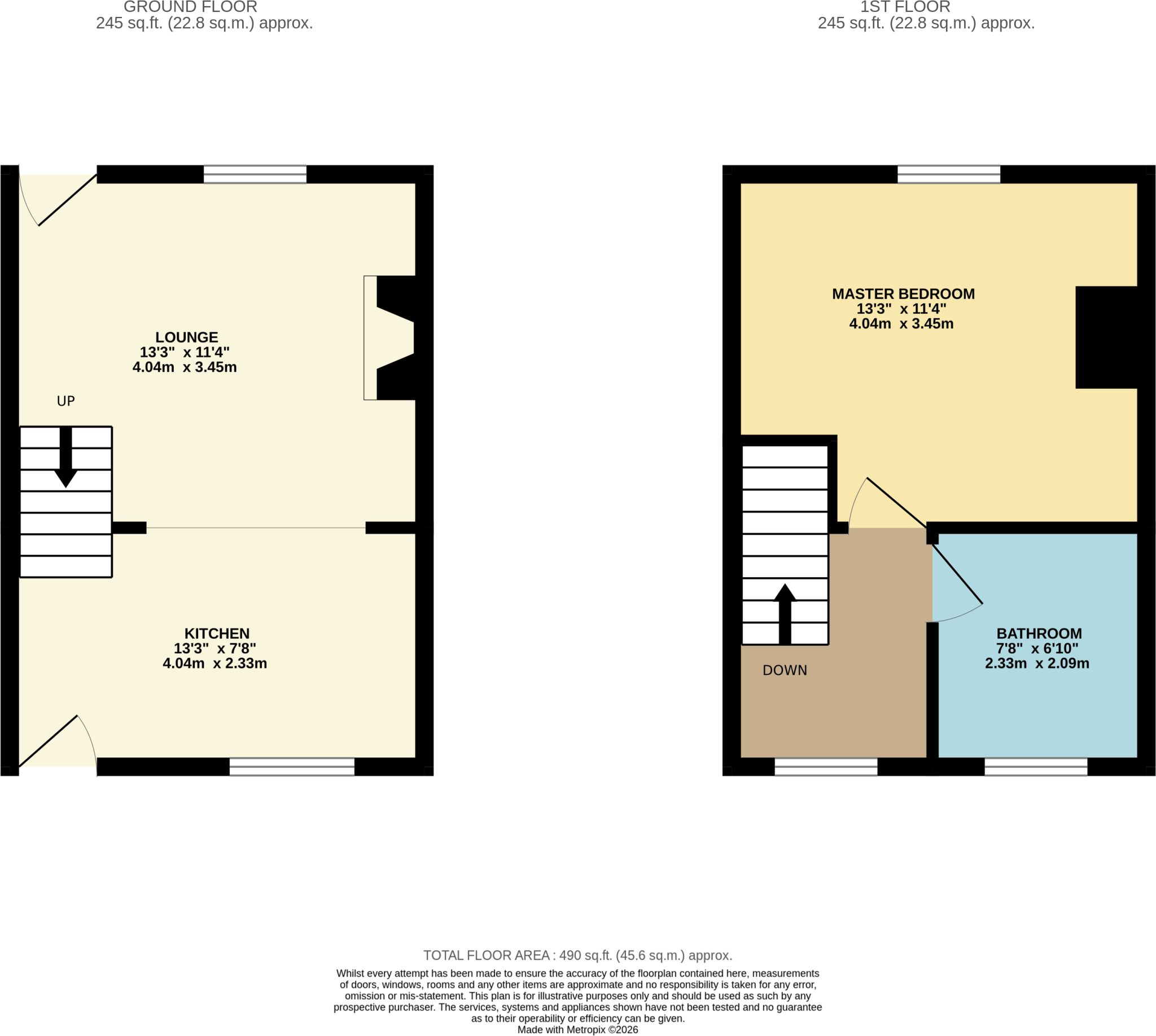 Fowler Street, Macclesfield floorplan