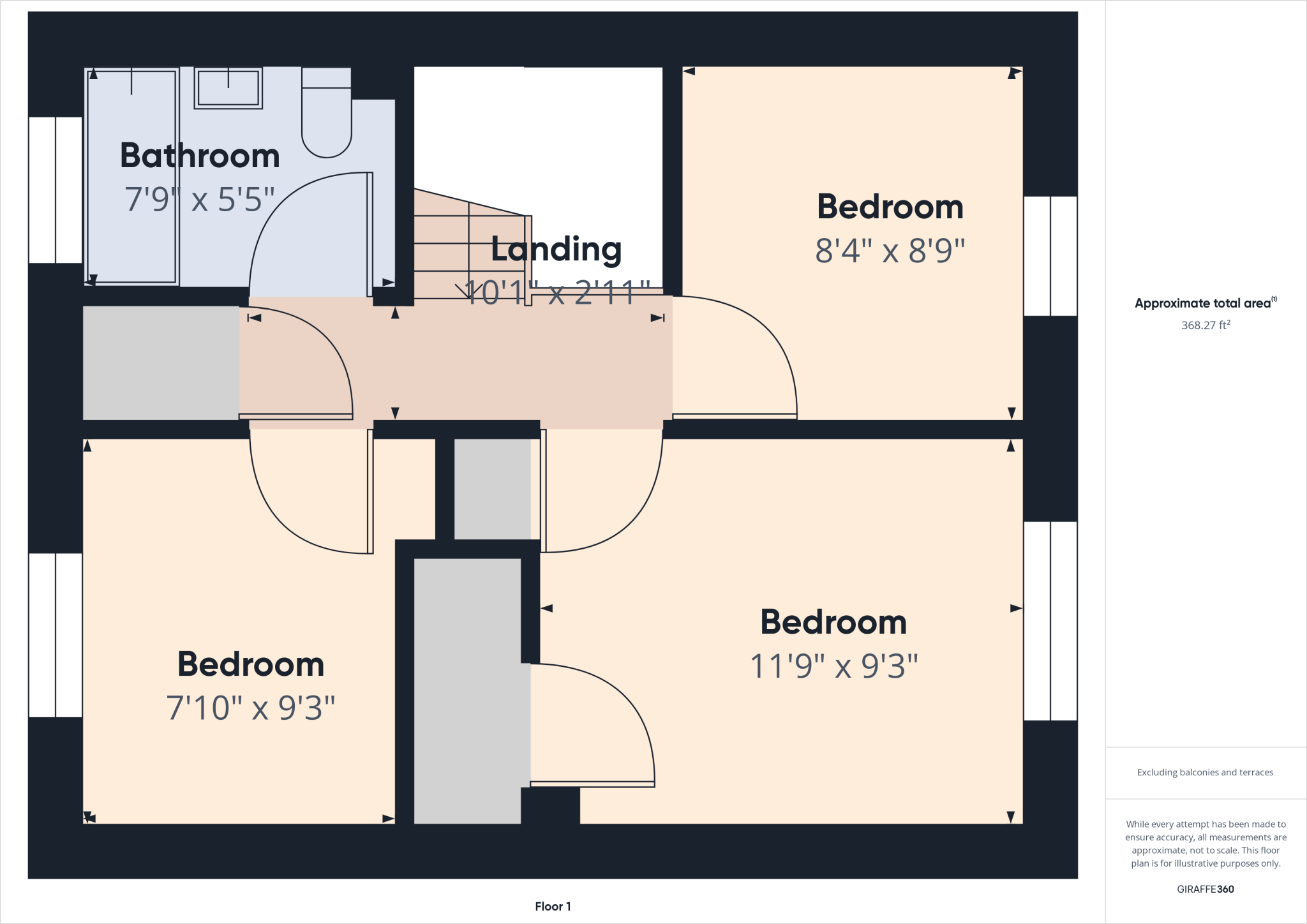 9 Conifer Grove, Leamington Spa floorplan