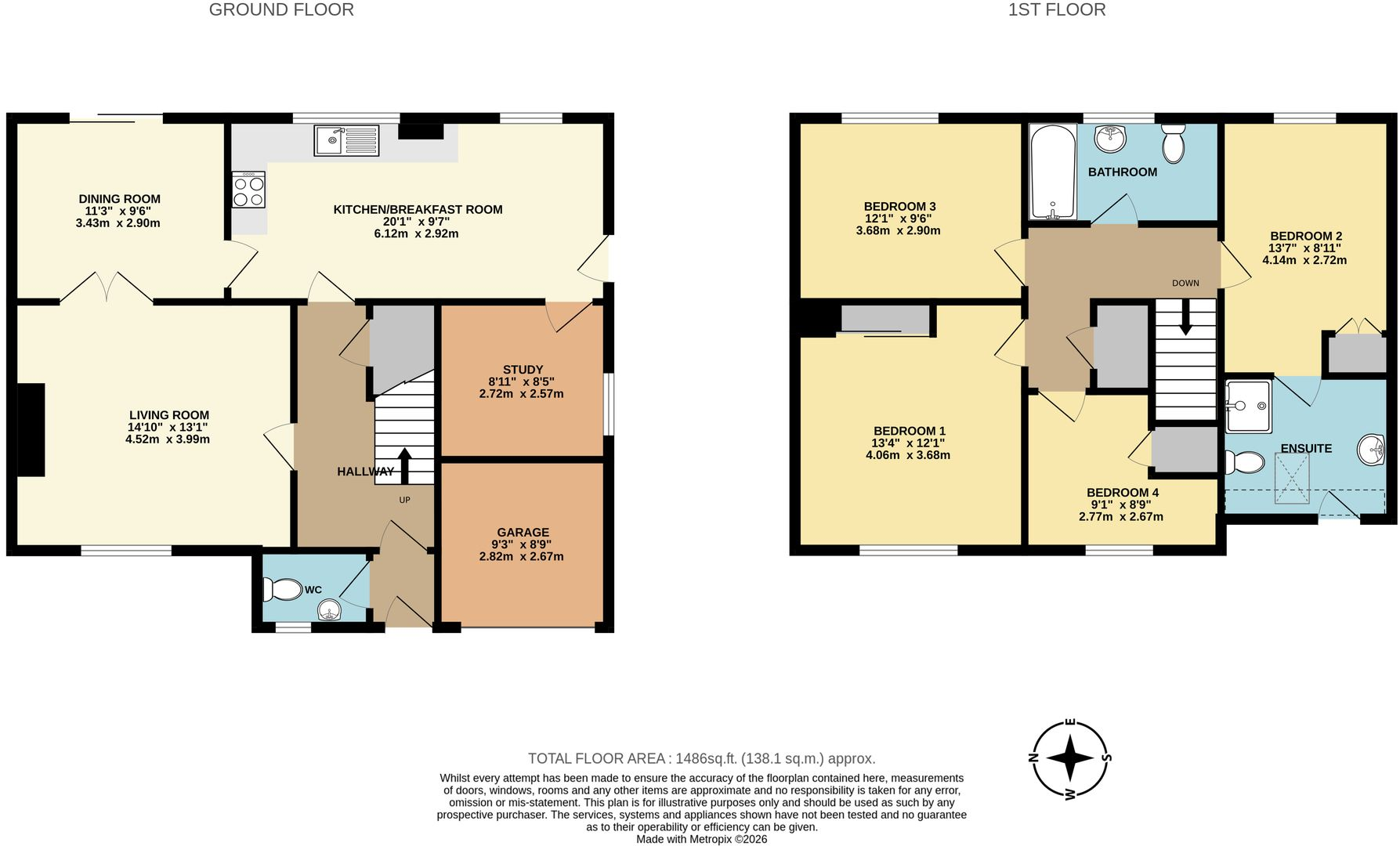 The Criftins, Leintwardine, SY7 floorplan