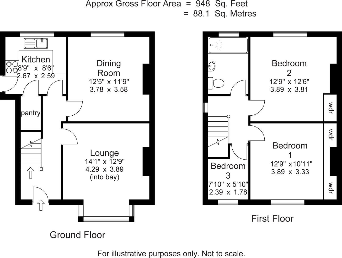 St. Peters Avenue, Sowerby Bridge floorplan