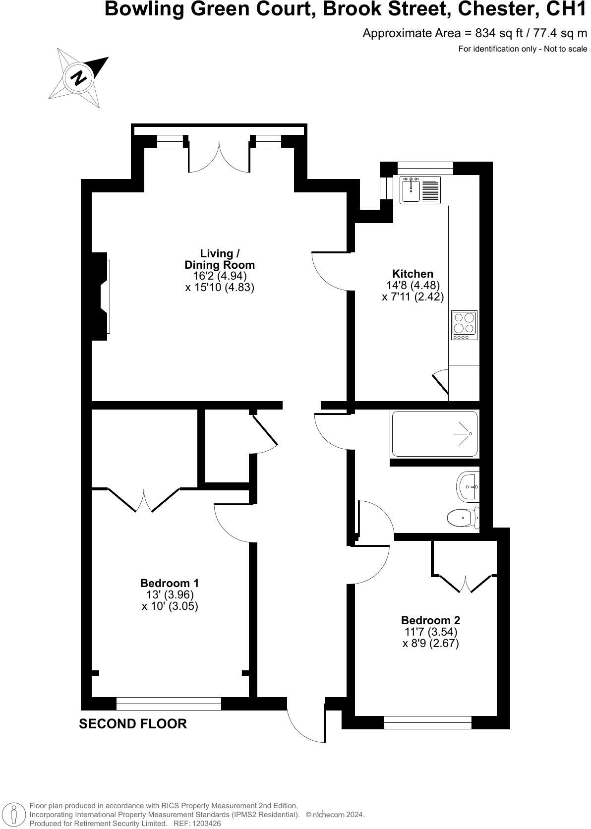 Brook Street, Chester, CH1 floorplan