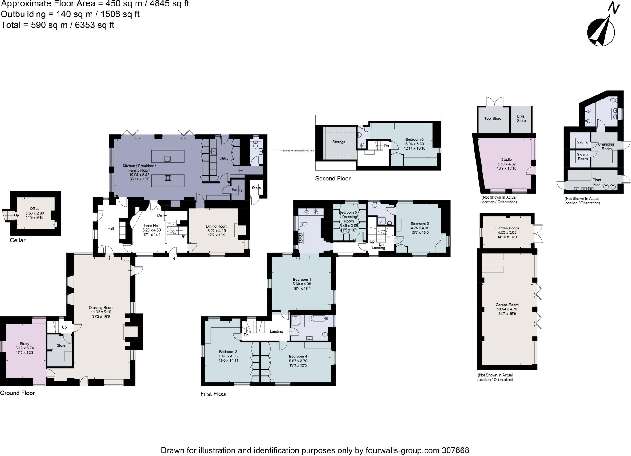 Millwood End, Long Hanborough, Witney, Oxfordshire, OX29 floorplan