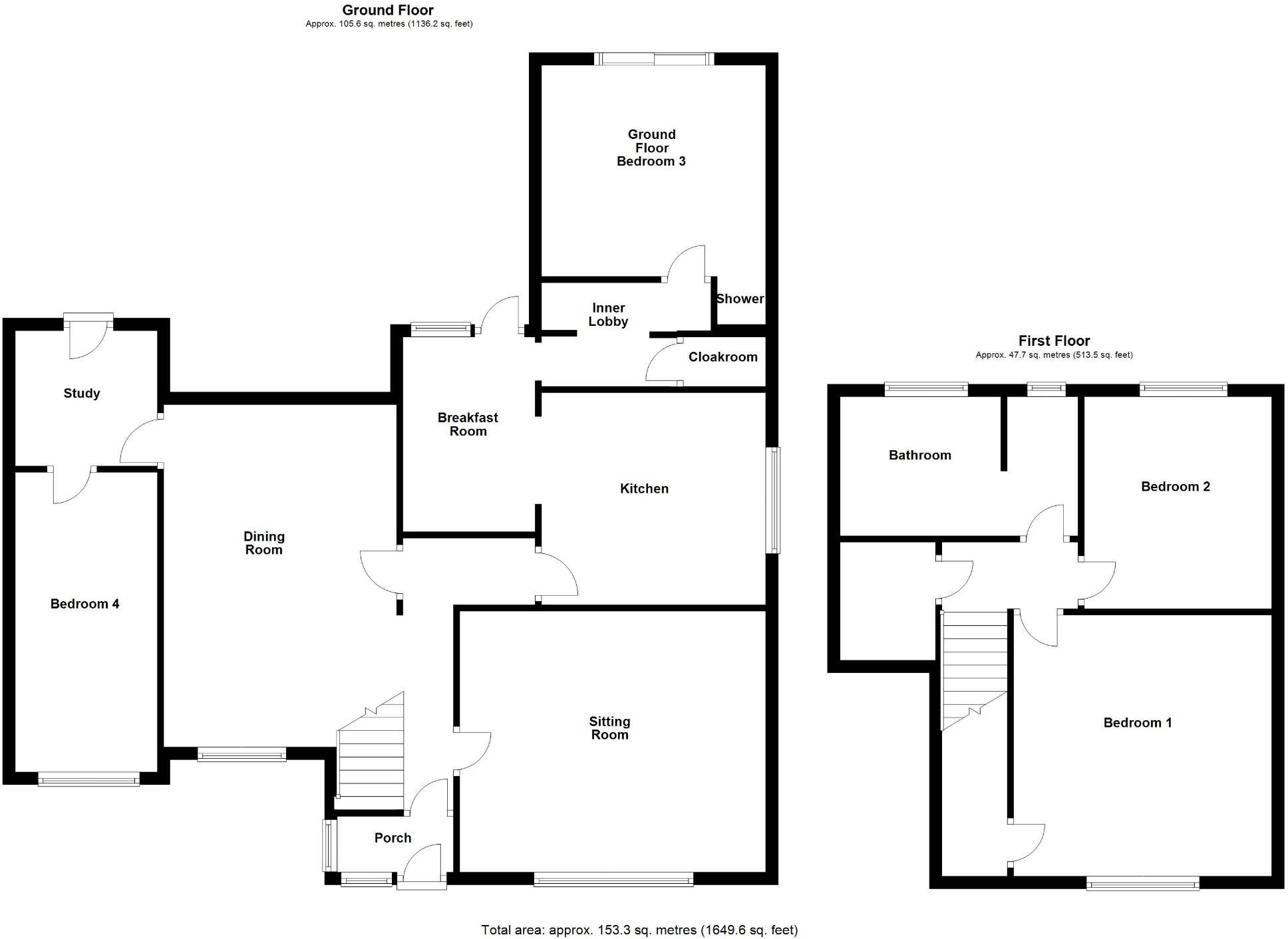 Croft Road, Selsey floorplan