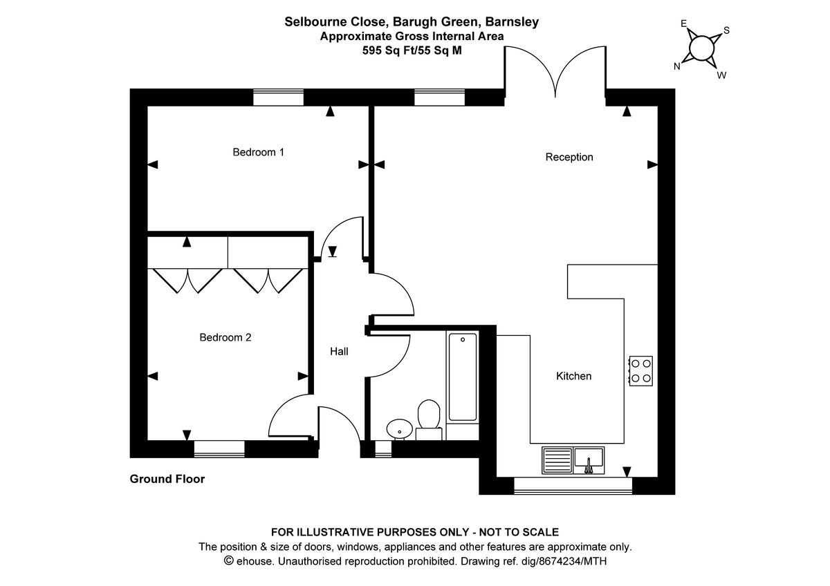 2a Selbourne Close floorplan