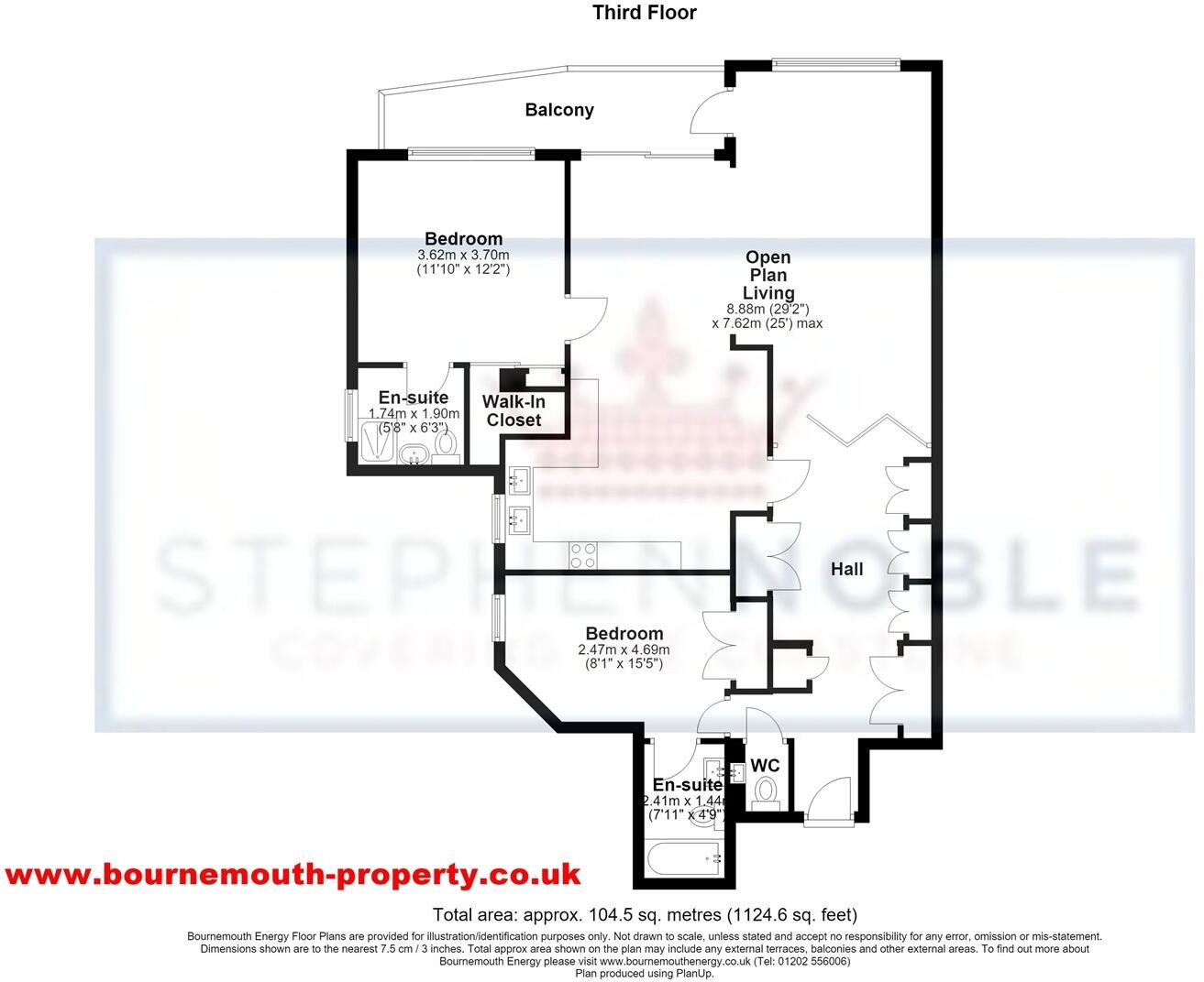 Manor Road, Bournemouth, Dorset, BH1 floorplan