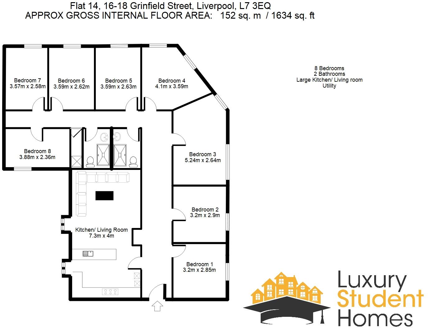 Grinfield Street, Liverpool floorplan