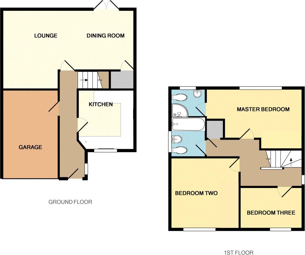 Hazel Grove, Pontefract, West Yorkshire, WF8 floorplan