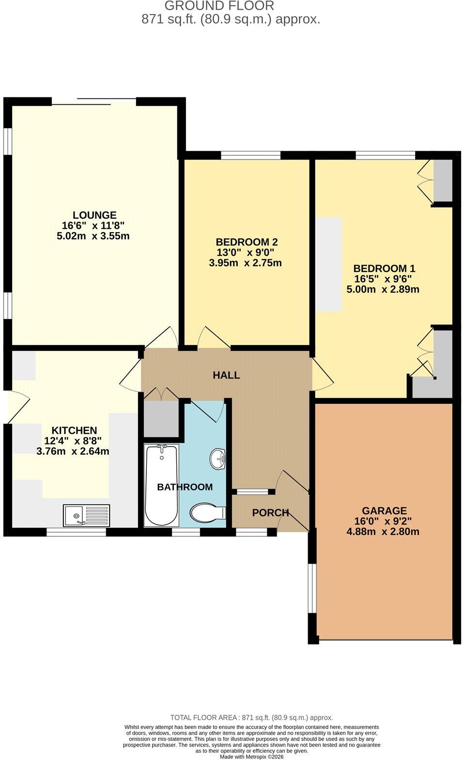Church Close, Grimsby, Lincolnshire, DN32 floorplan