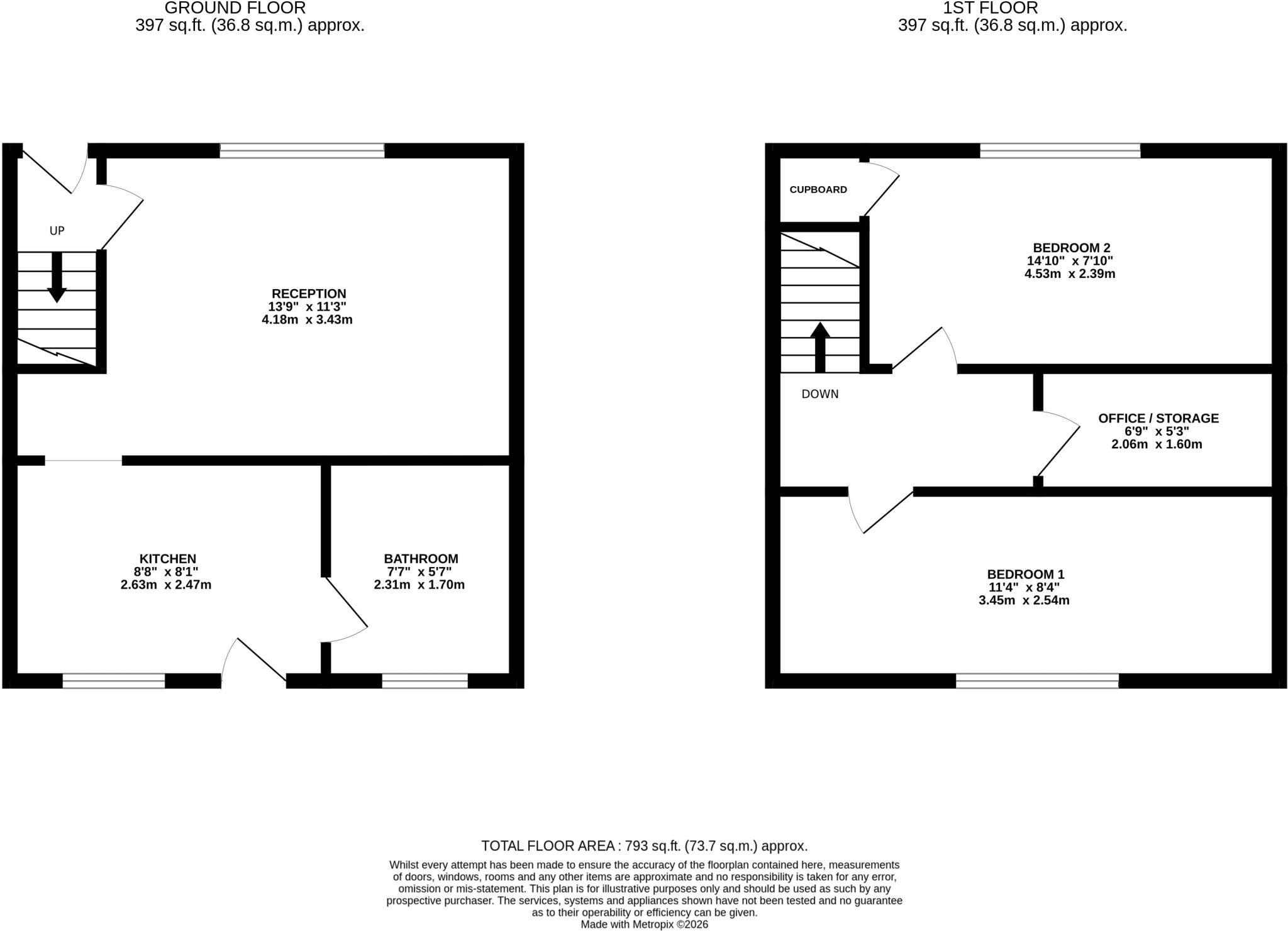 Raby Avenue, Easington, Peterlee, County Durham, SR8 floorplan