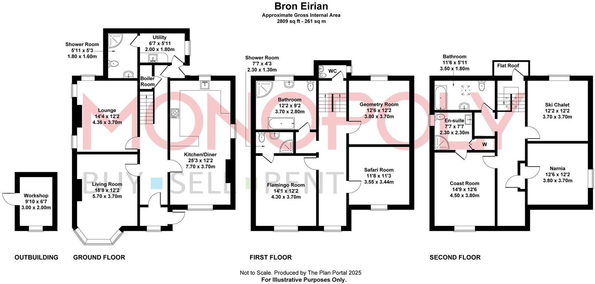 Dyffryn Ardudwy, LL44 floorplan
