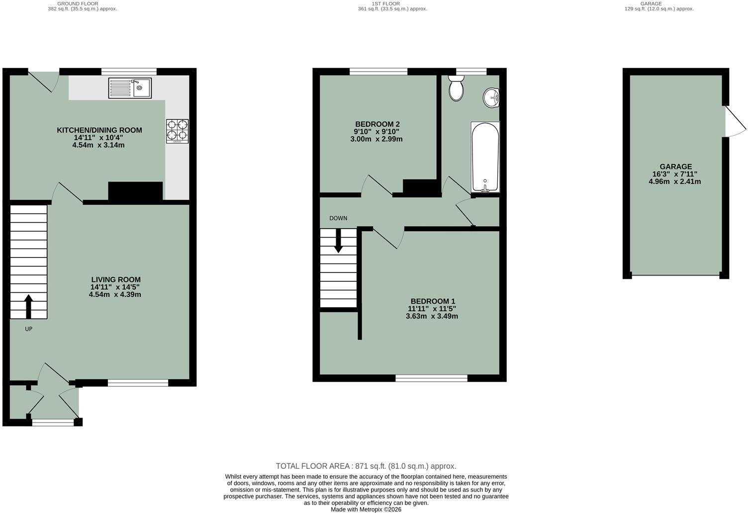Laurel Close, Chalgrove floorplan